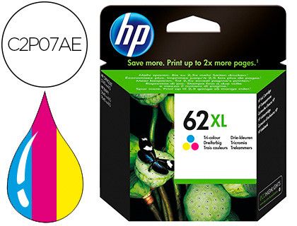 HP 62 XL tricolor  C2P07AE   415 pag