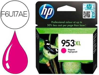HP 953XL cartucho tinta original magenta  F6U17AE-BGY