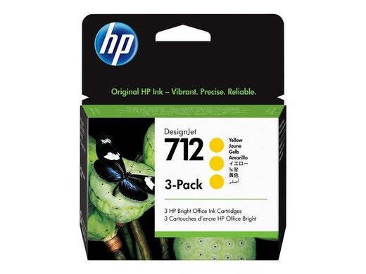 HP DESIGNJET 712 AMARILLO - PACK 3