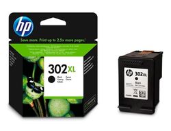HP Ink-jet 302 XL deskjet 1110 / 2130 / 3630 officejet 3830 / 4650 envy 4520 color negro 480 pag