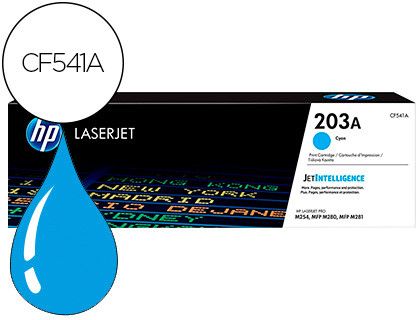 HP tóner láser cián 1300 páginas 203A LaserJet Pro M254/M280/M281 CF541A