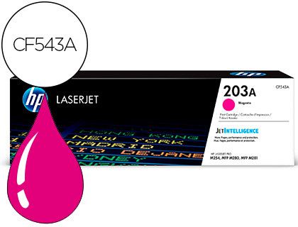 HP tóner láser magenta 1300 páginas 203A LaserJet Pro M254/M280/M281 CF543A