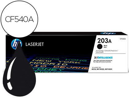 HP tóner láser negro 1400 páginas 203A LaserJet Pro M254/M280/M281 CF540A
