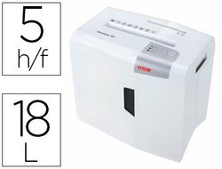 HSM Shredstar X5 Destructora de Documentos Destruye Grapas Clips Cd y Tarjetas