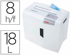 HSM Shredstar X8 Destructora de Documentos Destruye Grapas Clips Cd y Tarjetas