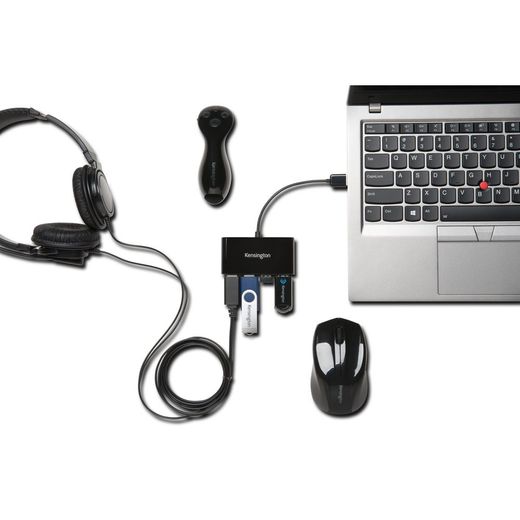 Hub Kensington 4 puertos USB 2.0