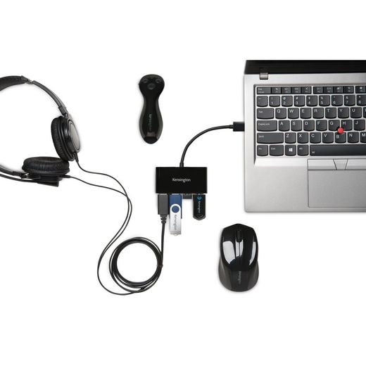 Hub Kensington 4 puertos USB 3.0