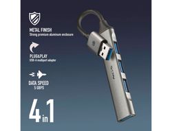 Hub ngs 4 puertos 3 usb 2.0 y 1 usb 3.2 gen 1