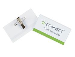 Identificador con Pinza E Imperdible Q-Connect Kf01567 -54X90 Mm.