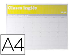 Identificador Mural Archivo 2000 Portanombre con Adhesivo Trasero en Poliestireno Transparente Din A4