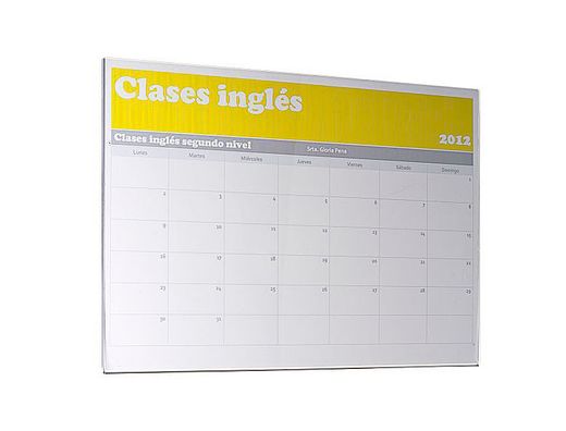 Identificador Mural Archivo 2000 Portanombre con Adhesivo Trasero en Poliestireno Transparente Din A4