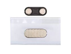 Identificador q-connect kf14137 con clip magnetico apertura superior 40x75 mm