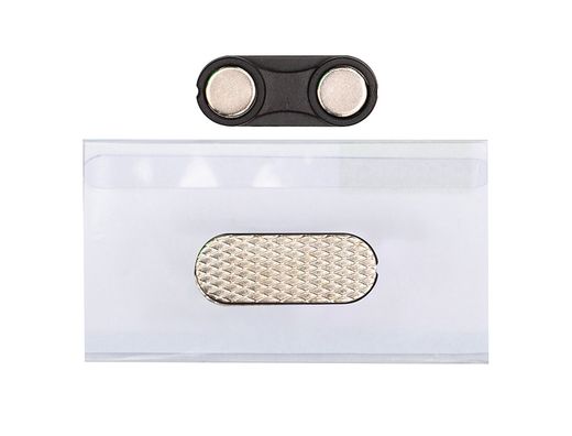 Identificador q-connect kf14137 con clip magnetico apertura superior 40x75 mm