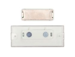 Identificador q-connect kf14139 con clip magnetico apertura superior 75x28 mm