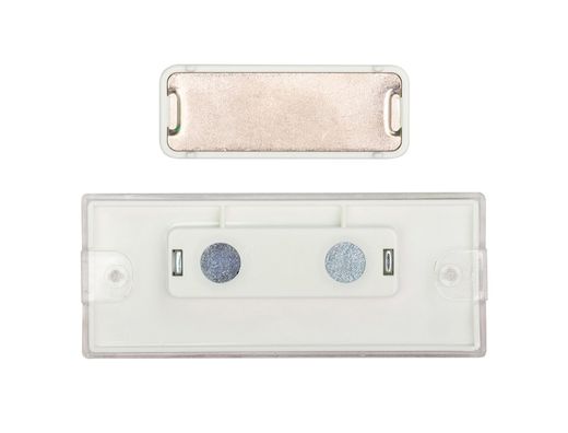 Identificador q-connect kf14139 con clip magnetico apertura superior 75x28 mm
