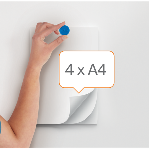 Iman para sujecion nobo 24 mm diametro caja de 10 unidades colores surtidos