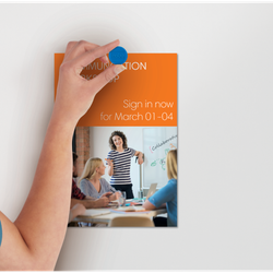 Iman para sujecion nobo 24 mm diametro caja de 10 unidades colores surtidos