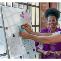 Iman para sujecion nobo 24 mm diametro caja de 10 unidades colores surtidos