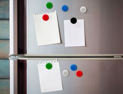 Imanes para sujecion liderpapel ecouse pp reciclado para pizarra magnetica 35 mm caja de 10 unidades