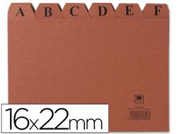 Indice alfabetico con 24 posiciones de carton 215X160 mmref.3105