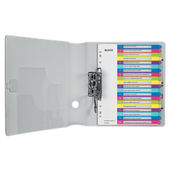 Índice de proyectos Imprimible Leitz WOW. DIN A4. Pestañas PP 1-20