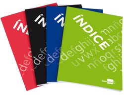 Indice Liderpapel Tapa Cartoncillo Cuarto 24 Hojas 70G/M2 Colores Surtidos