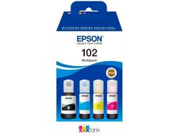 Ink-epson /664 4 clr multipack (bk / c / m / y) ecotank l300 / l355 / l555 / et-2500 / et-2550 / et-2600 /