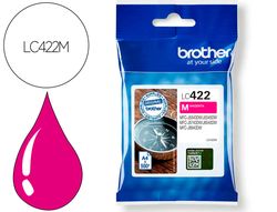 Ink-jet brother lc-422m magenta mfc-j5340dw / mfc-j5740dw / mfc-j6540dw / mfc-j6940dw 550 paginas