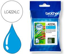 Ink-jet brother lc-422xlc cyan mfc-j5340dw / mfc-j5740dw / mfc-j6540dw / mfc-j6940dw 1500 paginas
