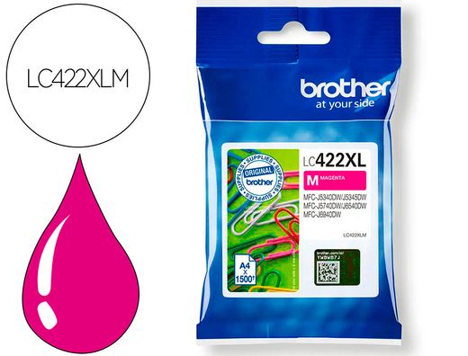Ink-jet brother lc-422xlm magenta mfc-j5340dw / mfc-j5740dw / mfc-j6540dw / mfc-j6940dw 1500 paginas