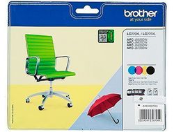 Ink-jet brother lc229xlvalbp mfc-j5320dw / j5620dw / j5625dw / j5720dw pack 4 colores negro amarillo cian