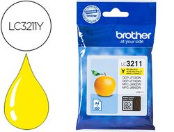 Ink-jet brother lc3211y dcp-j572 / dcp-j772 / dcp-j774 / mfc-j890 / mfc-j895 amarillo 200 pag