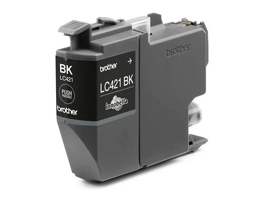 Ink-jet brother lc421bk dcp-j1050dw / dcp-j1140dw / mfc-j10 negro 200 paginas
