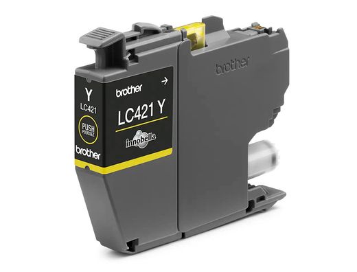Ink-jet brother lc421y dcp-j1050dw / dcp-j1140dw / mfc-j10 amarillo 200 paginas