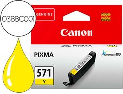 Ink-jet canon cli 571 pixma ts5051 / ts6050 / ts8051 / ts9050 / amarillo 161 paginas