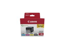 Ink-jet canon maxify pgi-2500xl multipack 4 unidades negro/amarillo/cian/magenta