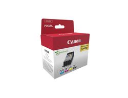 Ink-jet canon pixma cli-581 multipack de 4 unidades negro/amarillo/cian/magenta 250 paginas