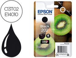 Ink-jet epson 202 xp-6000 / xp-6005 / xp-6100 / xp-6105 negro 250 pag