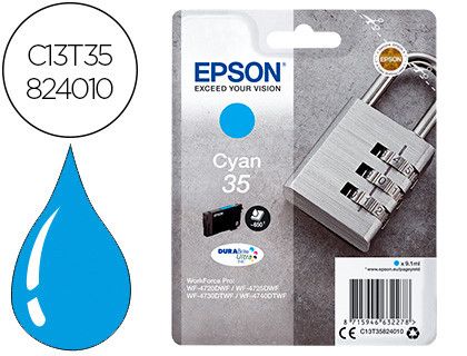 Ink-jet epson singlepack cian 35 durabrite ultra ink