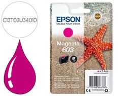 Ink-jet epson 603 xp-2100 / 2105 / 3100 / 4100 / wf-2810 / 2830 / 2835 / 2850 magenta 130 paginas