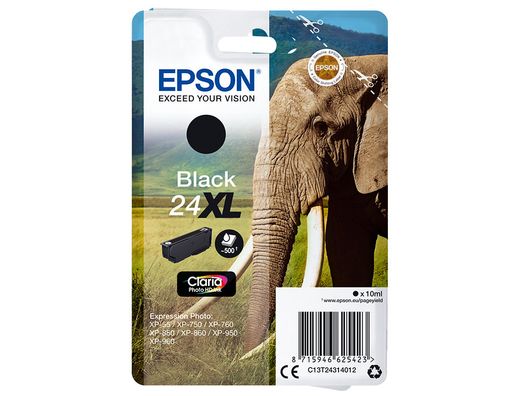 Ink-jet epson claria photo hd ink negro 24xl expression photo xp-760/950