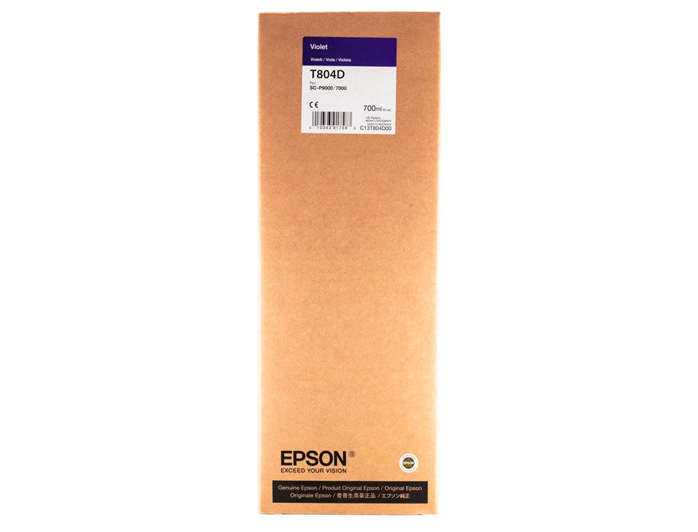 Ink-jet epson gf surecolor serie sc-p violeta ultrachrome hdx/hd 700ml