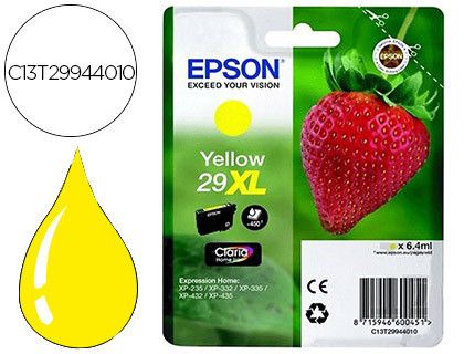 Ink-jet epson home 29 xl t2994 xp435/330/335/332/430/235/432 amarillo 450 pag