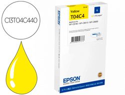 Ink-jet epson t04c4 amarillo 1700 paginas
