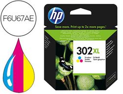 Ink-jet hp 302xl envy 4524 / 4527 / 4528 / 4521 tricolor 330 pag