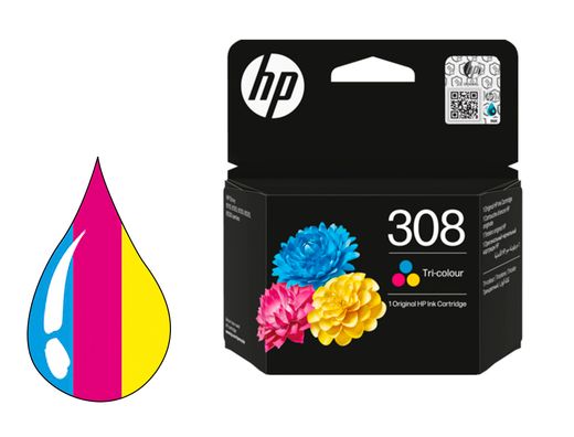 Ink jet hp 308 color envy 6110/6120/6130/6520/6530 120 paginas