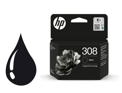 Ink jet hp 308 negro envy 6110/6120/6130/6520/6530 160 paginas