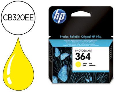 Ink-jet hp 364 amarillo photosmart premium - c309a / series c5300 / c6300 / b8500 / d5400 -300pag