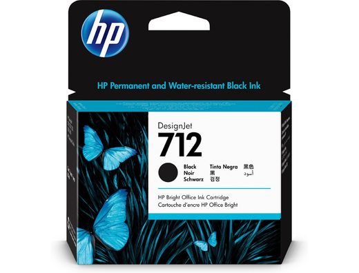 Ink-jet hp 712xl t210/230/250/630/650 negro