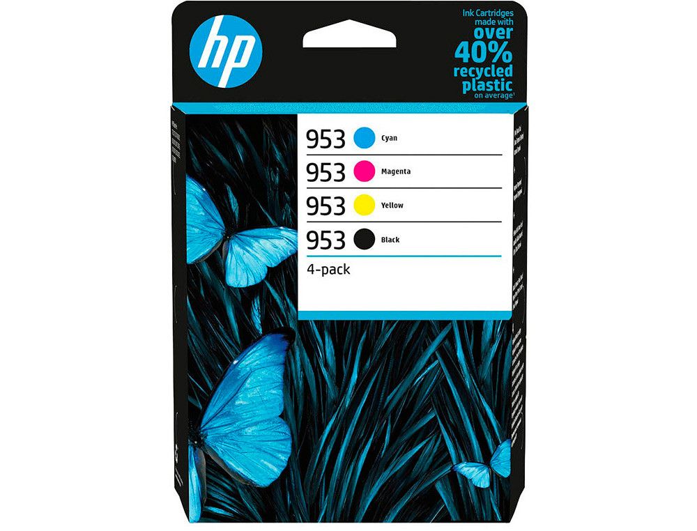 Ink-jet hp 953 bk/cmy 6zc69ae multipack negro/ cian / magenta / amarillo